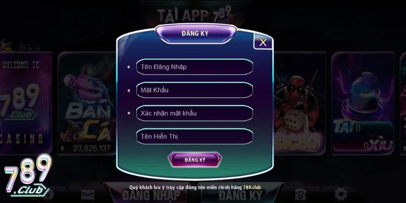 Đăng ký nhanh không đến 1 phút