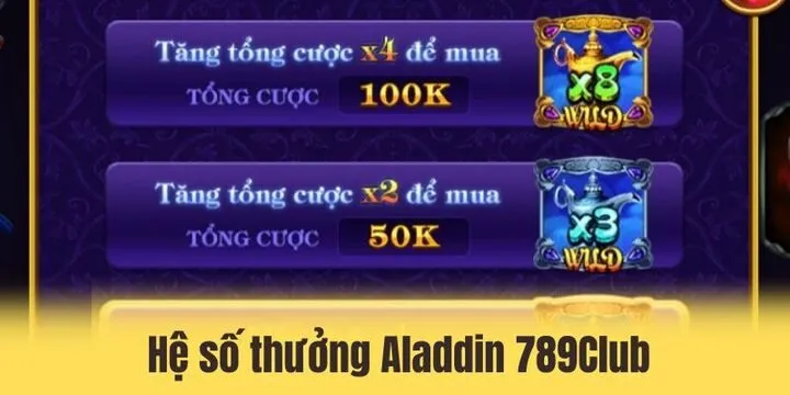 Giới thiệu sơ lược về slot Aladdin 789Club siêu cuốn