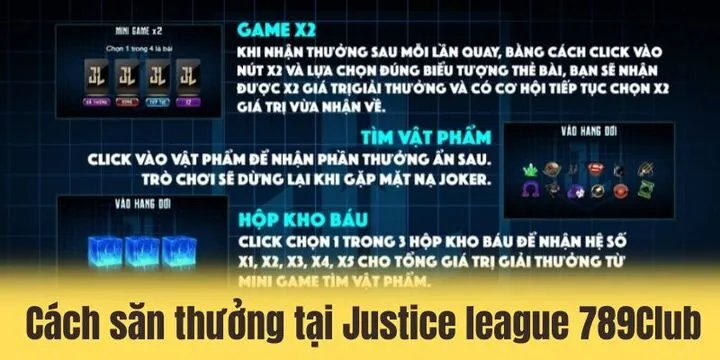 Justice league 789Club - Cơ hội săn jackpot hấp dẫn 2026 4 Khám phá nhanh về Justice league 789Club