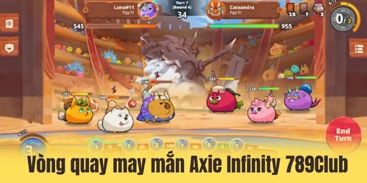 Bùng nổ vòng quay may mắn ngay tại Axie Infinity 789Club